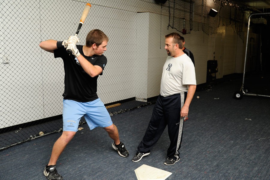 JHU baseball team gets pro tips from Yankees hitting coach Hub