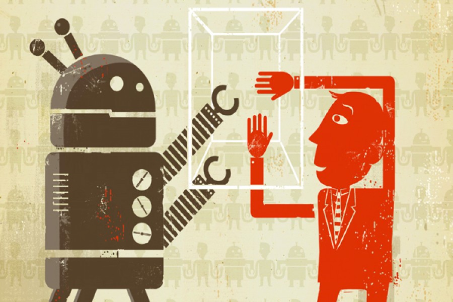 what 5 components do humans and robots share in common