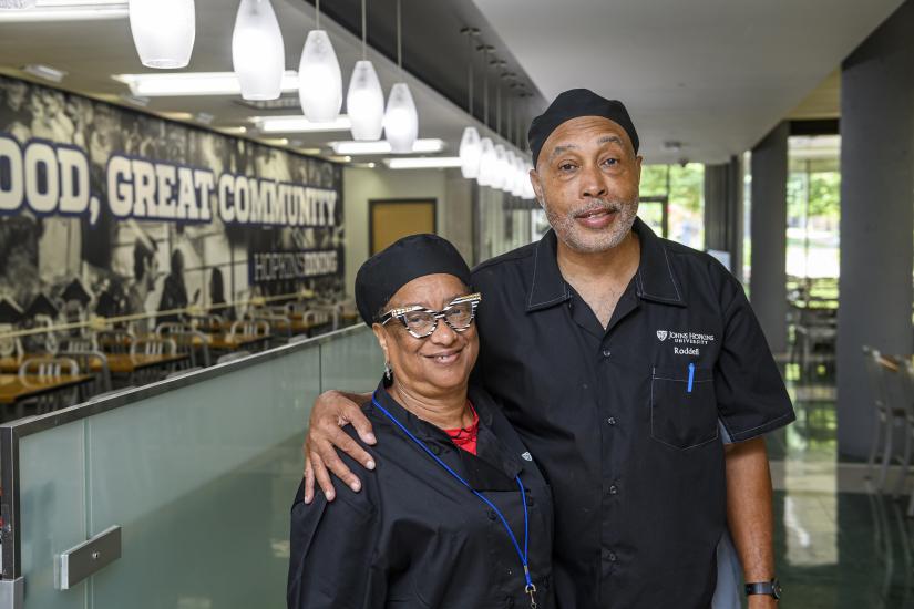 Hopkins Dining staff members