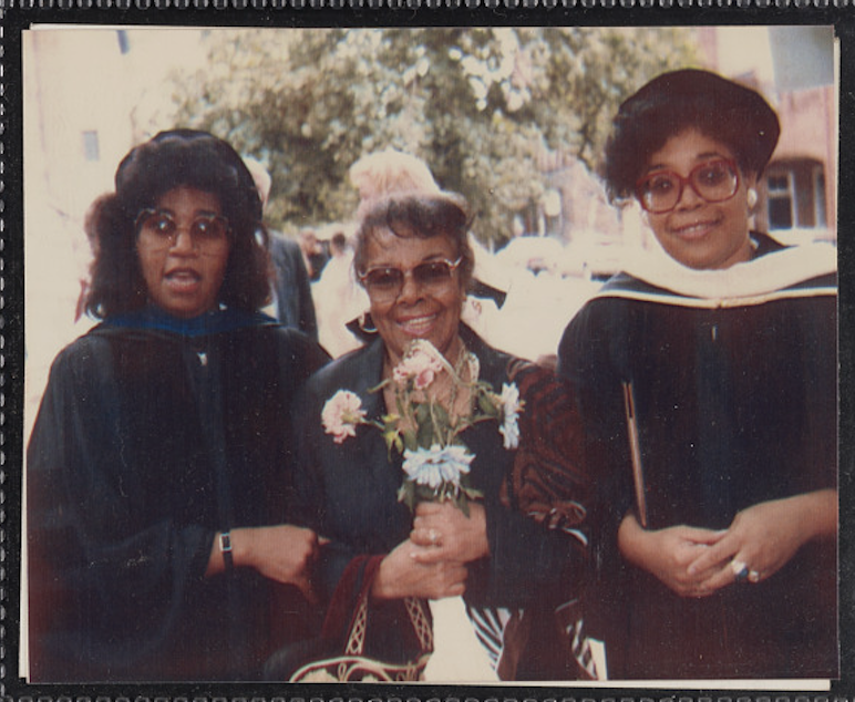 Lowery Stokes Sims, Bernice Sims, and Leslie King Scott