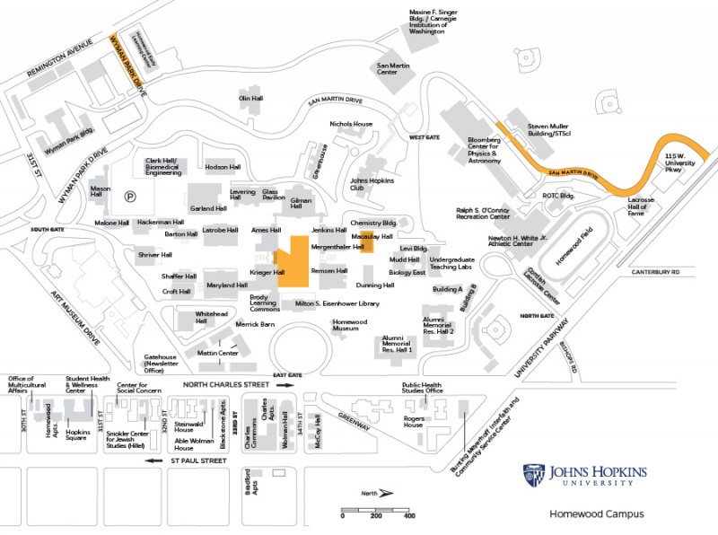 Hopkins Homewood Campus Map Homewood improvement: Construction projects ongoing across JHU 