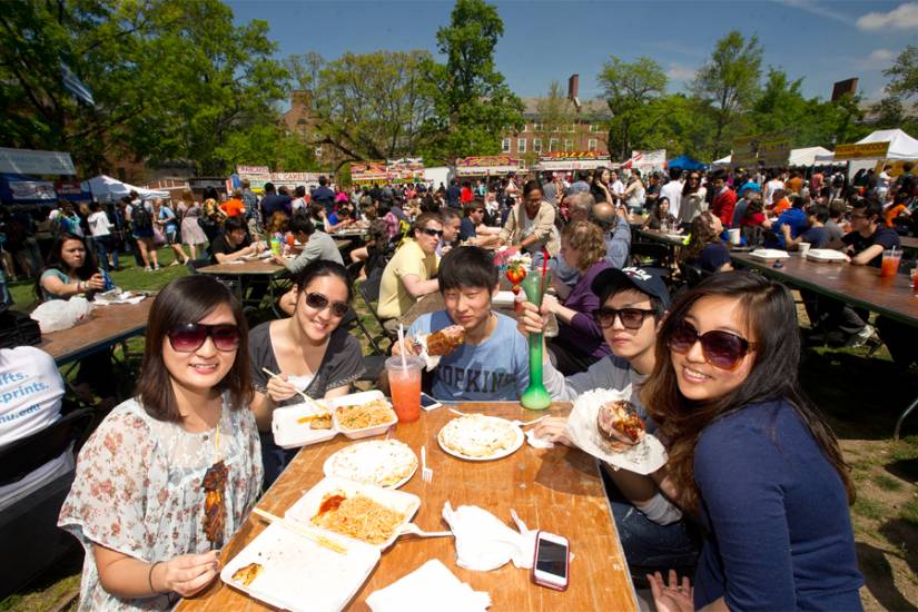 JHU Spring Fair 2013 Funnel cake, fried Oreos, and other (nonfried