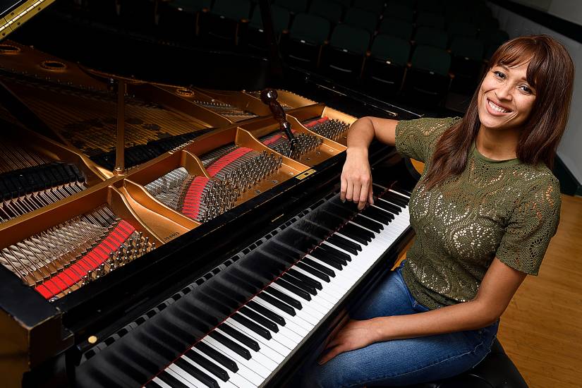 Renee Kelsey keeps the sound shimmering in Peabody's pianos | Hub