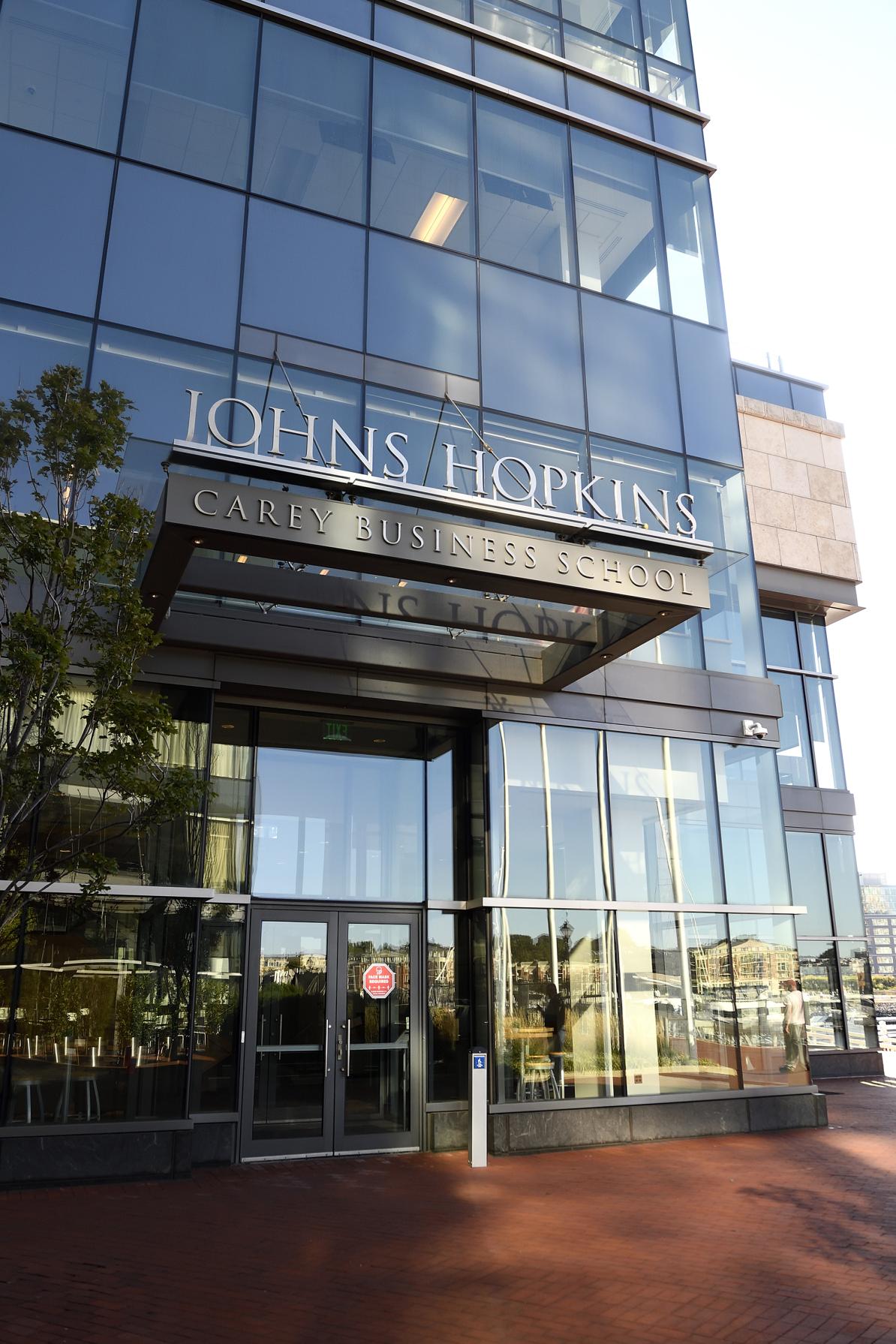 Johns Hopkins Carey Business School ranks high in percentage of female