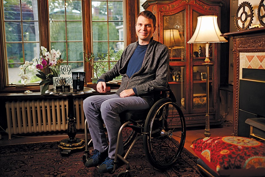 Alumnus Francesco Clark's spinal cord injury led to an unexpected