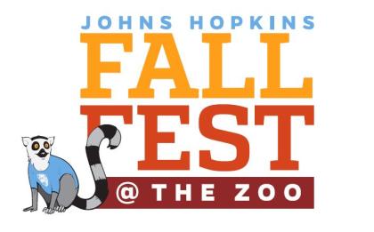Logo for Johns Hopkins Fall Fest at the Zoo