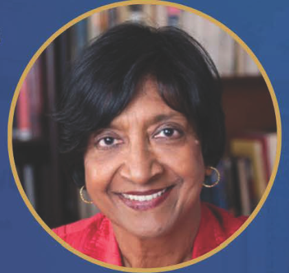 Head shot of Navi Pillay, a woman of color in professional dress