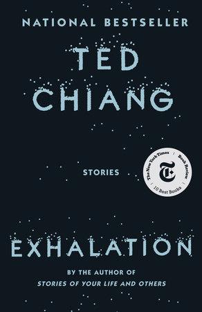 The book cover of Exhalation by Ted Chiang.