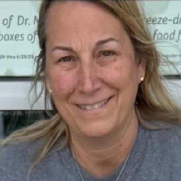 A close-up photo of Sharon Fritz