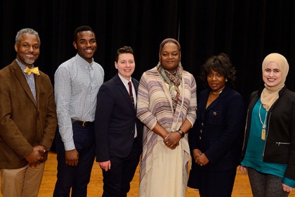 From left: James Page, Payton Head, Mo Speller, Monica Yorkman, Norma Day-Vines, and Laila Alawa