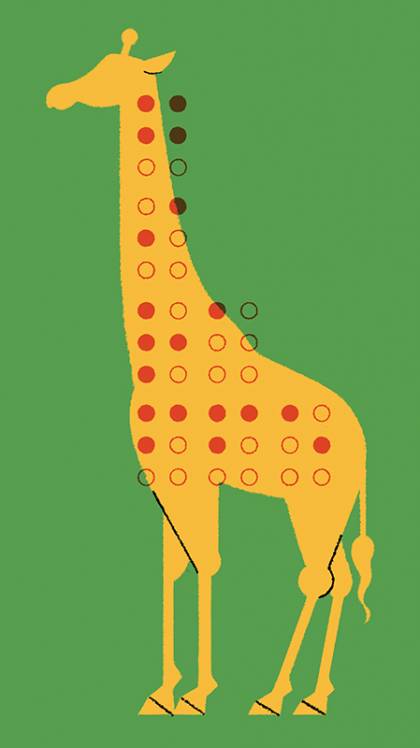 Illustration of a giraffe