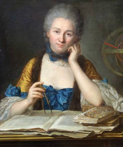 Painting of Emilie Chatelet