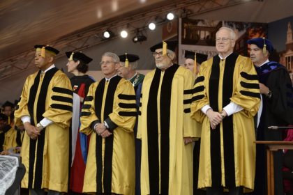Anthony Fauci at the 2015 Johns Hopkins commencement