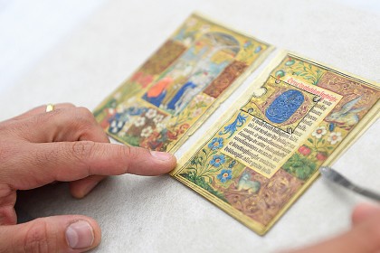 The Luneborch Prayer Book, an illuminated manuscript on vellum.