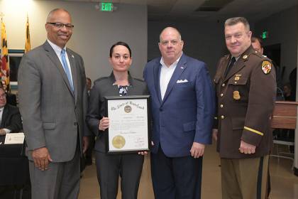 Hyatt awarded a Governor’s Citation for her dedication to Baltimore