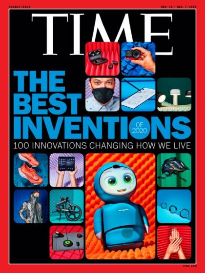 Cover of TIME's 100 best inventions issue