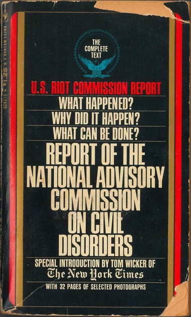 Cover of Kerner Commission report