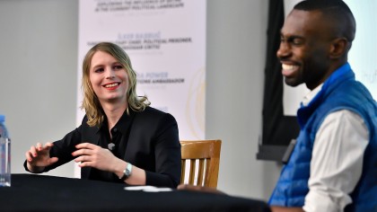 Chelsea Manning and DeRay Mckesson
