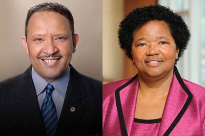 Marc Morial and Phyllis Sharps