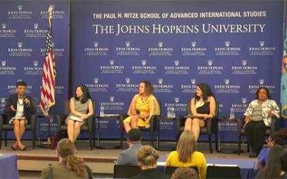 JHU Forums on Race in America panel