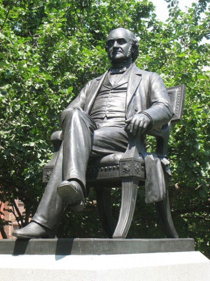 George Peabody statue