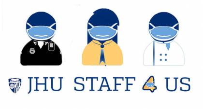 JHU Staff 4 Us logo