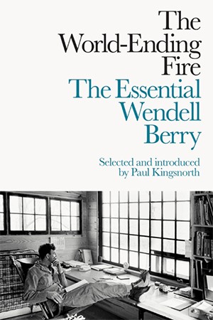 Book cover features the title and a photo of Berry lounging in a chair at a desk