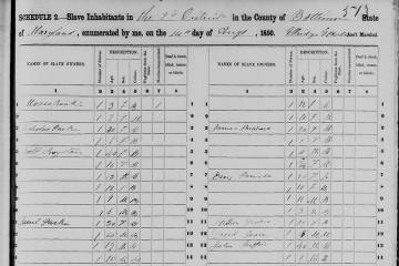 1850 census record