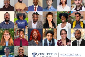 Inaugural Johns Hopkins Vivien Thomas Scholars cohort