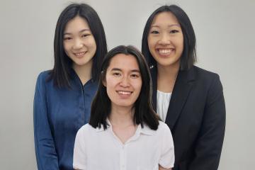 Delphine Tan, Jenlu Pagnotta, Hannah Yamagata