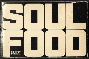 Front cover of cookbook titled Soul Food