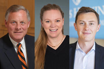 Richard Burr, Lauren Taylor, and Michael Darden