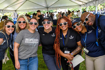 Attendees at Lunch on the Lawn