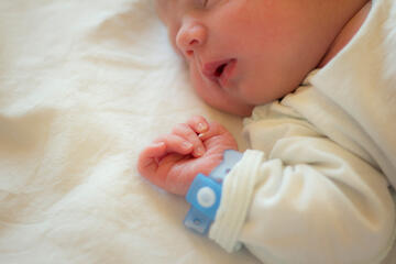 Sleeping newborn