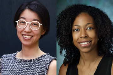 Two side-by-side headshots of Jean Fan and Casey Taylor.