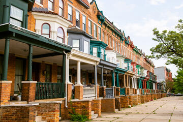 Reservoir Hill row houses