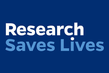 Research Saves Lives graphic identifier