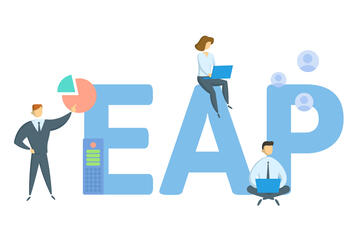 Letters E A P representing employee assistance program