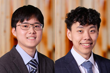 Sean Lee, left, and Toby Mao