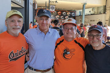 From left: Paul Andrews, Phil Kiester, Monroe Zeffert, and Mark Miller