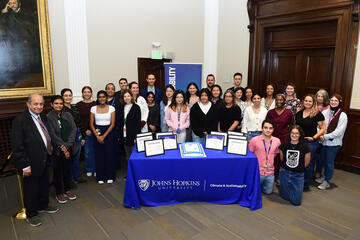A group photo taken at the luncheon for the 2025 International Freezer Challenge honorees