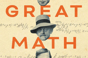 A cropped version of the book cover for "The Great Math War."