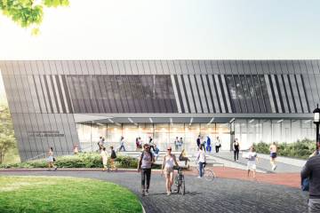 Concept art for the Ralph S. O’Connor Center for Recreation and Well-Being 