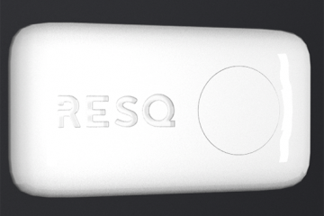 The ResQ cardiac patch monitors the strength and timing of their hearts' electrical activity and contacts caregivers in the event of abnormal heart activity. 