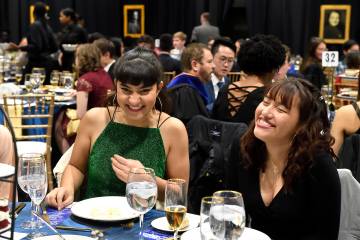 Students celebrate at First Year Banquet