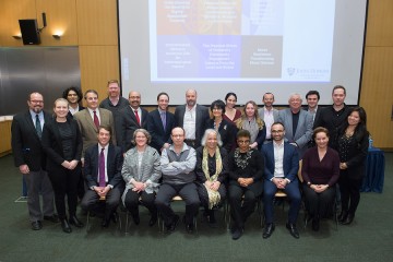 A group photo of symposium presenters