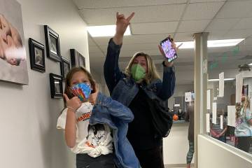 Beth Blauer jumping for joy over kid's covid vaccine