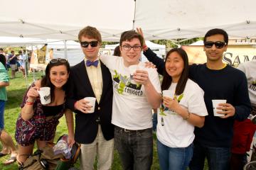 Spring Fair beer garden