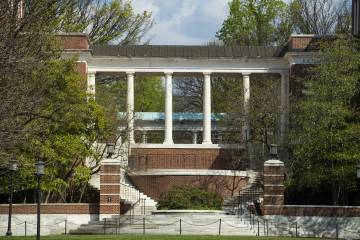 Empty JHU campus