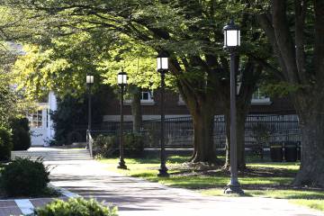 Keyser Quad on the university's Homewood campus